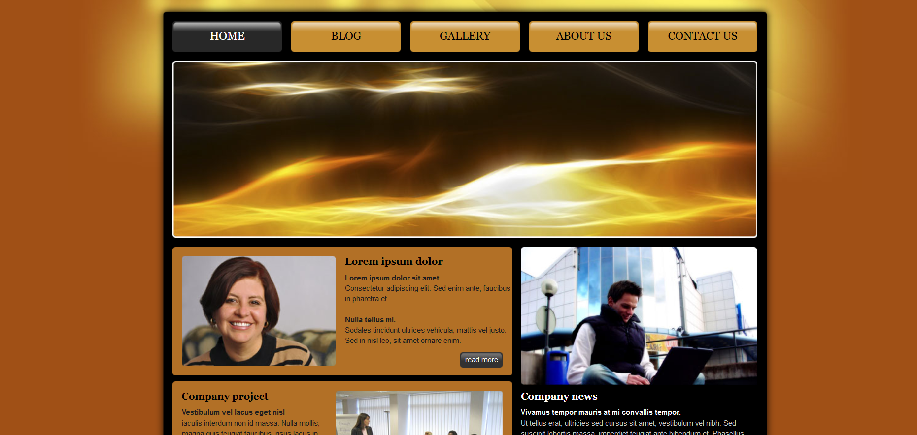 Шаблон сайта Бизнес №118