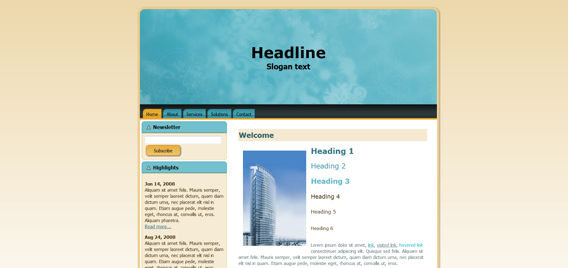 Шаблон сайта Бизнес №477