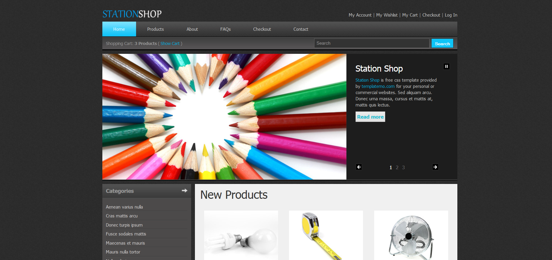 Шаблон сайта Интернет-магазины №492