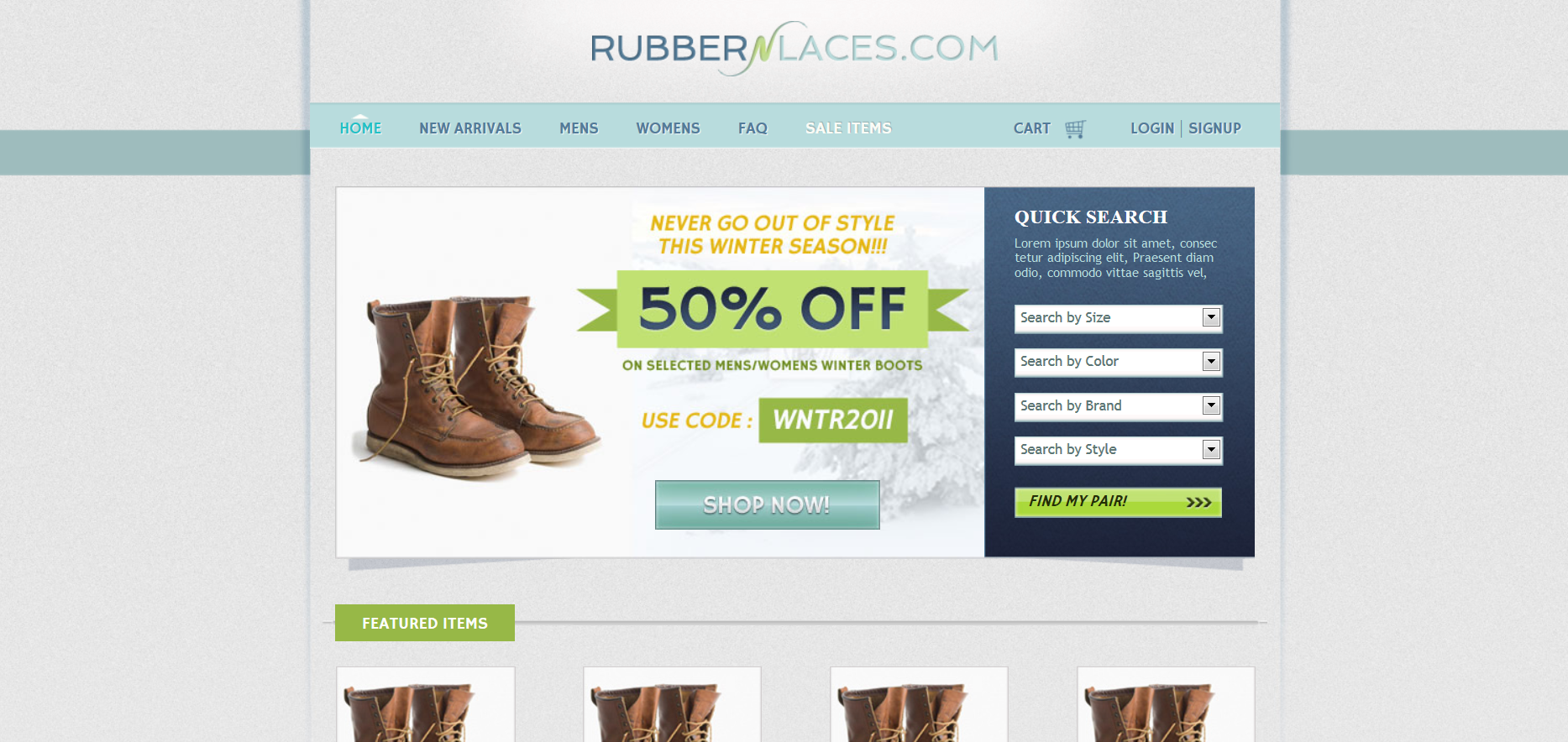 Шаблон сайта Интернет-магазины №633