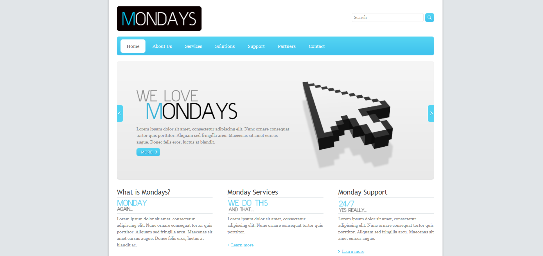 Шаблон сайта Хостинг №551