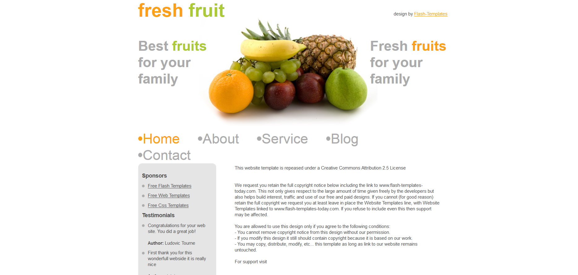 Шаблон сайта Кухня №311