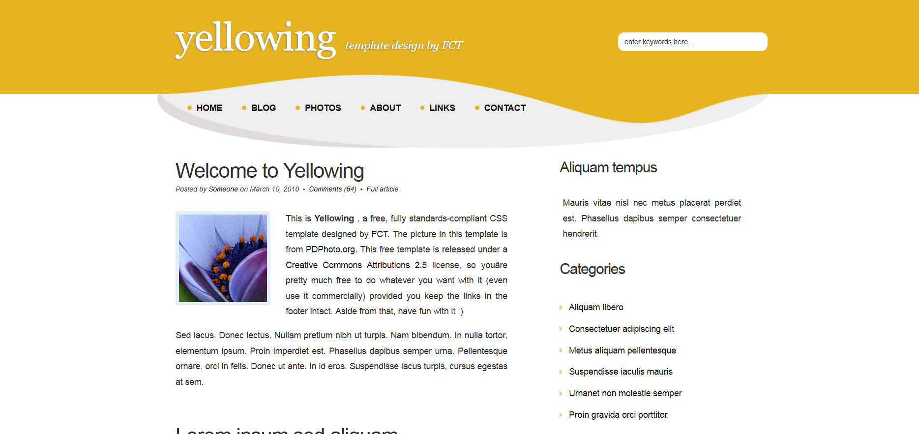 Шаблон сайта Природа №53